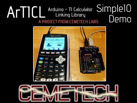 ArTICL SimpleI/O Demo: Interfacing Hardware to the TI-84 Plus Family