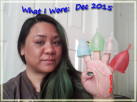 What I Wore: Dec 2015 - Menstrual Cups