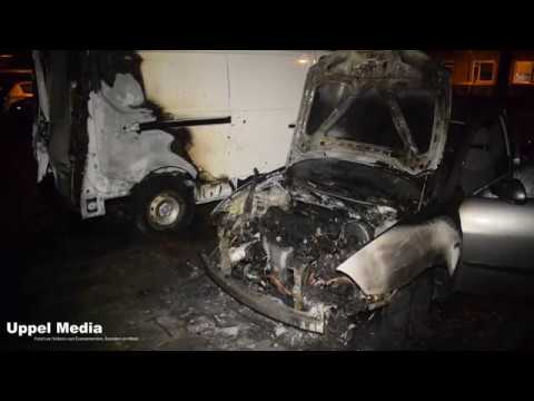 8 autobranden in Nieuwegein in een avond!