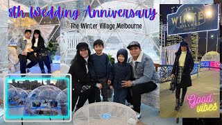 Celebrating our 8th Wedding Anniversary at The Winter Village Melbourne