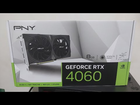 Placa de Vídeo PNY NVIDIA GeForce RTX 4060 Verto Dual Fan, 8GB, GDDR6,  DLSS, Ray Tracing - VCG40608DFXPB1.