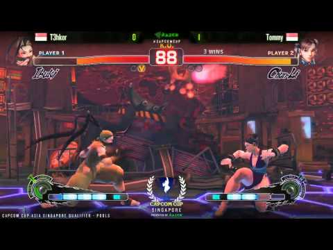 SSF4AE T3hkor vs Tommy - CAPCOM-Cup Asia SINGAPORE Qualifiers