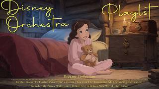 A Dream Is a Wish Your Heart Makes by Candlelight | Disney Orchestra Playlist for Sweet Dream 🧸