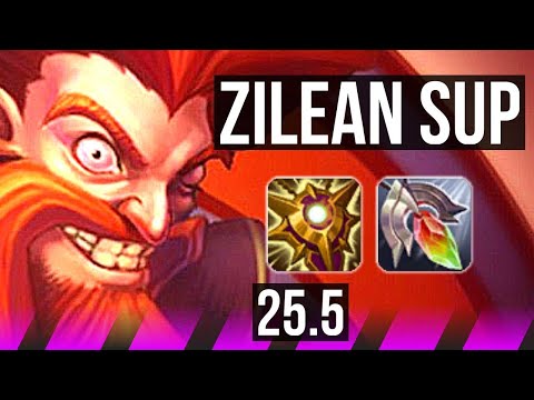 ZILEAN & Varus vs KARMA & Ziggs (SUP) | EUW Grandmaster | 25.5