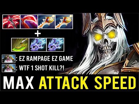 WTF Fast 1 Shot Kill Desolator LVL 3 + 2x Divine Rapier King vs Rampage Sniper Top MMR Game Dota 2