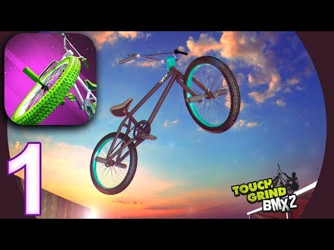 TOUCHGRIND BMX 2 Gameplay Walkthrough Part 1 - Highland Ruins (iOS Android)