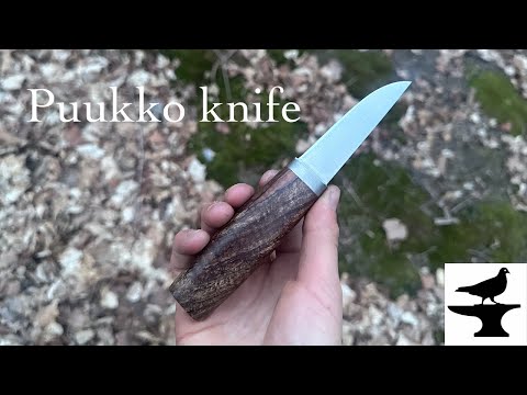 Making a puukko knife