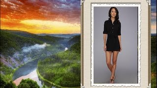 Womens Los Angeles Pop Art Women's T Shirt UNION JACK Black M,Black, Medium