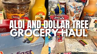 ALDI & DOLLAR TREE GROCERY HAUL: What We Bought -  Breakfast Bar  BACK TO SCHOOL, FALL DOLLAR HAUL