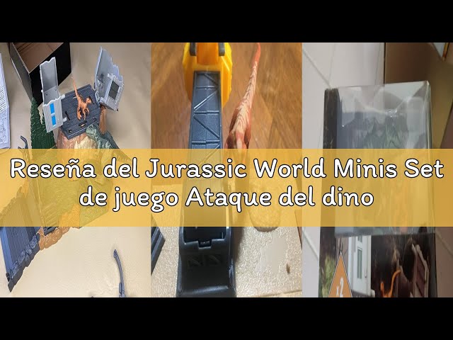 Vídeo relacionado con Jurassic World Minis Set de juego Ataque del dinosaurio gigante Dinosaurio con accesorios de juguete, regalo para niños +4 años (Mattel HFF12)