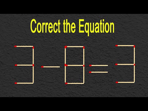 Move 1 matchstick to make the equation correct #matchstick  #matchstickpuzzle #mathtricks #puzzles