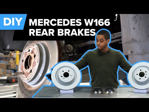 Mercedes-Benz W166 Rear Brake Pad & Rotor Replacement DIY (2012-2019 ML550, GL550, GLS550)