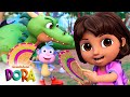 Fan The Dragon With Dora Boots 🪭 Full Scene Dora Friends
