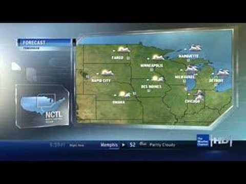 TWC HD Local Forecast W/Trammell Starks - 11/10/07 - 11:58pm