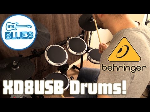 Behringer XD8USB Electronic Drum Kit Demonstration