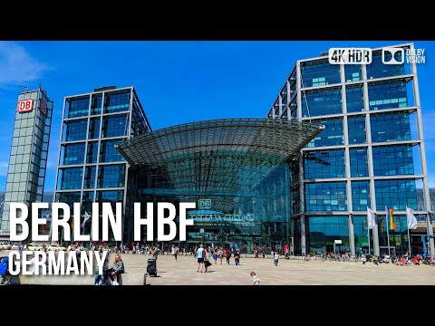 Berlin Hauptbahnhof - Central Station - 🇩🇪 Germany [4K HDR] Walking Tour