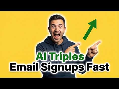 AI Experiment Skyrockets Email Signups 🤖 by 300%