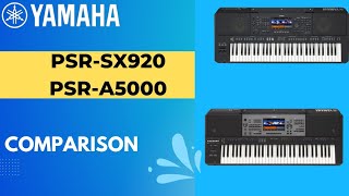 Video thumbnail for Comparing Yamaha Keyboards: PSR SX920 vs PSR A5000 by TST MUSIC TUTOR