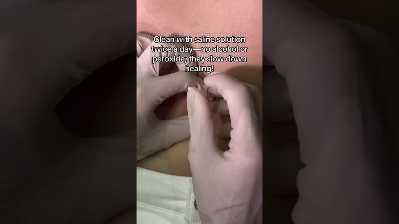 Belly Piercing Tips + Best Aftercare 💧✨ Base Labs Piercing Aftercare Spray