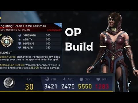 OP Enchantress Online (Level 30 Legendary Gear, Hypnotic Spell Combos, 5550 Defense: Injustice 2)