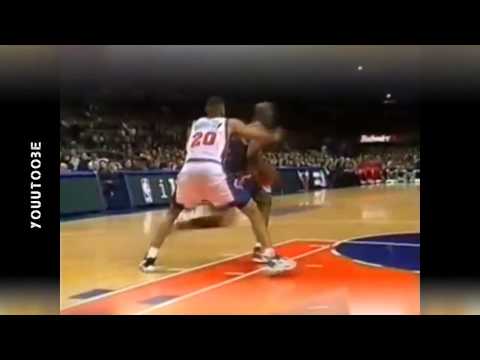 Michael Jordan Kills Allan Houston and Chris Mills 1998