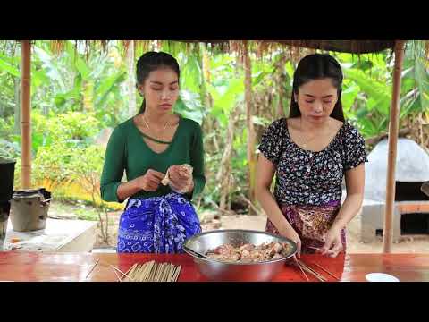 Yummy cooking BBQ pork with chili sauce recipe   Natural Life TV