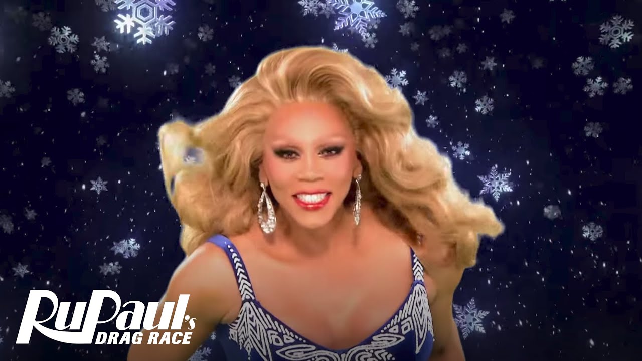 Green Screen Christmas 'Merry Christmas' w/ Pit Crew & Your Fav Queens | RuPaul's Drag Race