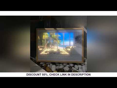 Led Mood Lamp Painting Wall Art 3 Color Changable Modes Romantic Decorative Night Light For Bedroom