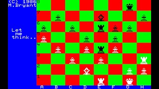 Sharp MZ-800 Game: Colossus Chess (1986) MZ-700 mode