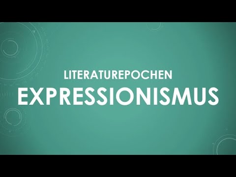 Die Literaturepoche Expressionismus einfach und kurz erklärt