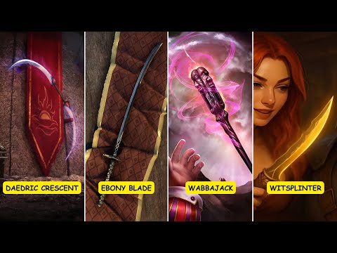 Every Legendary Weapon Explained in The Elder Scrolls