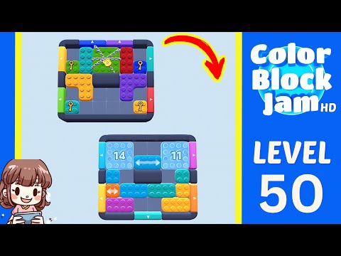 Color Block Jam Level 50 Solution Walkthrough