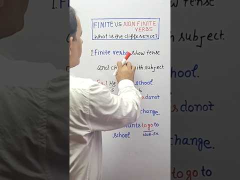 Finite vs Non-Finite Verbs – What’s the Difference? 🤔