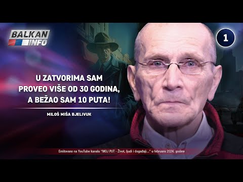 INTERVJU: Miša Bjelivuk - U zatvorima sam proveo više od 30 godina, a bežao sam 10 puta! (1.2.2024)