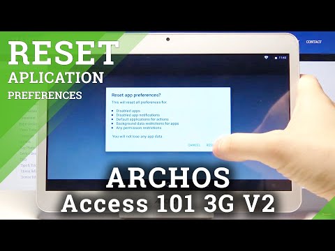 How to Reset App Preferences on ARCHOS Access 101 3G V2 – Change App Settings