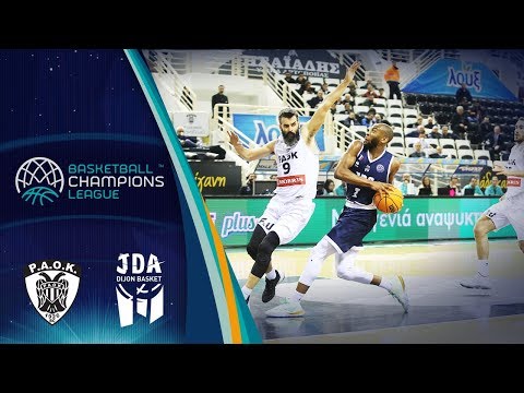 PAOK v JDA Dijon - Full Game - Basketball Champions League 2019-20