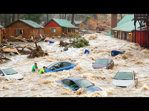 CHAOS in California! Extreme Flooding Wreaks Havoc and Causes Widespread Destruction in Wrightwood