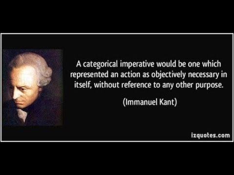 カントの範疇的命令法の簡単な紹介 (A short introduction to Kant's Categorical Imperative)