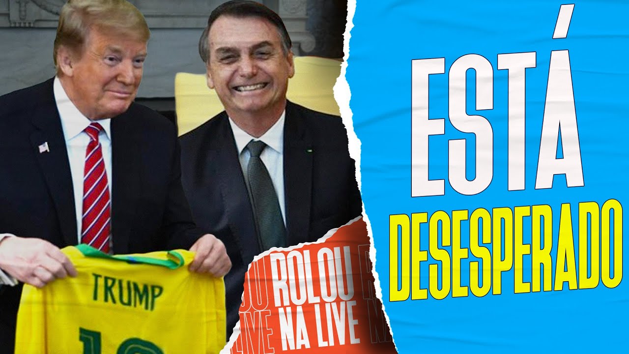 BOLSONARO GRAVA VÍDEO PATÉTICO AO SER CONVIDADO PARA POSSE DE TRUMP | Galãs Feios