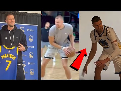 Kristaps Porzingis Joins the Warriors Practice! First Look at His Return🫣