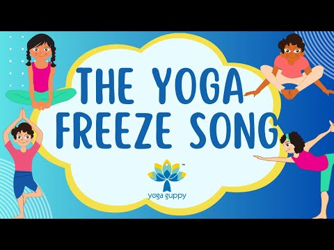 Yoga Freeze Song | Warm Up | Action Song for Kids | Yoga Guppy by Rashmi Ramesh