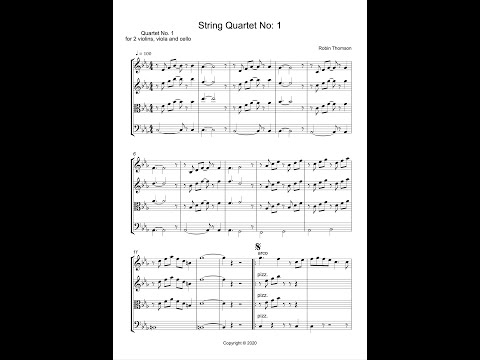 String Quartet No: 1