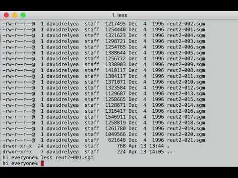 Parsing and manipulating files 1