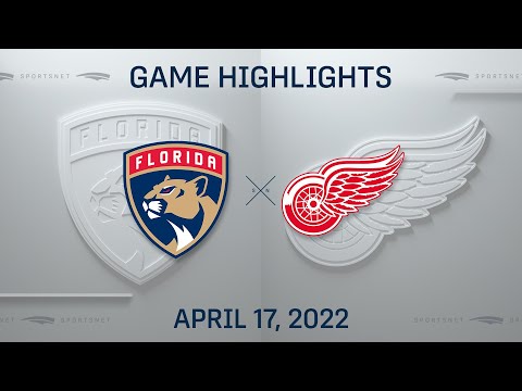 NHL Highlights | Panthers vs. Red Wings - Apr. 17, 2022