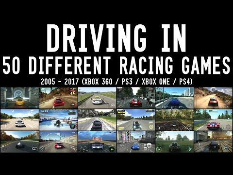 DRIVING IN 50 DIFFERENT RACING GAMES!!! Forza, NFS, GT, The Crew, Project Cars, Dirt and MUCH MORE!!