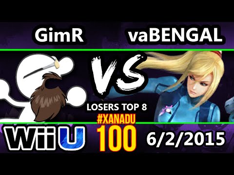 Xanadu 100 - sN | VaBengal (ZSS) vs VGBC | GimR - SSB4 Losers Top 8 - Smash Wii U  - Smash 4