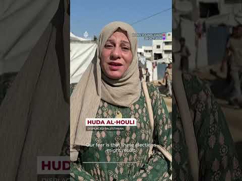 Palestinians in Gaza react to Israeli election results