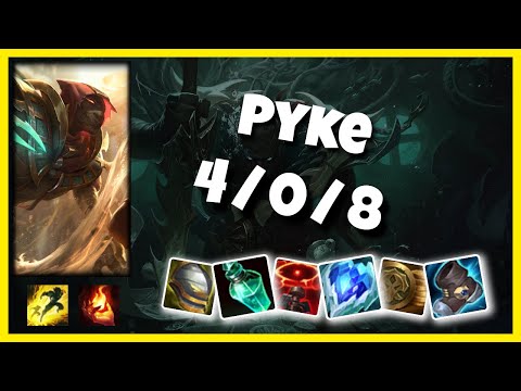 Pyke 10.25 Gameplay Challenger Replay S11 Support (4/0/8) - NA