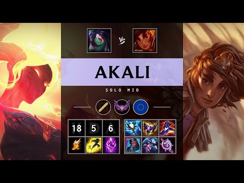 Akali Mid vs Taliyah: Legendary - EUW Master Patch 25.S1.1