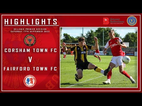 Corsham Town FC 3 V 0 Fairford Town FC - Hellenic Premier Match Highlights